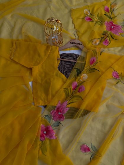 Premium saree with elegant sparkle