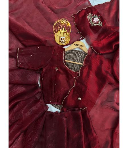 DB605 Beautiful Soft Sattin Silk Handwork Celebrity Inspired Sarees.