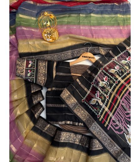 DB291 Beautiful Soft Spice Silk Dual Zari Weaving Celebrity Inspired Sarees.(Blouse Unstitched)