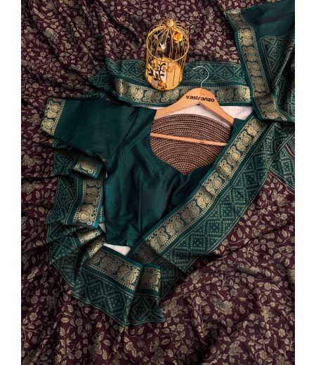 DB300 Beautiful Soft Mangalagiri Dola Silk Elegant Printed Celebrity Inspired Saree.(Blouse Unstitched)