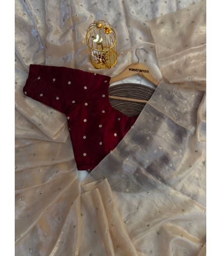 DB53 Beautiful Soft Space Silk Sequence Butti Work Celebrity Inspired Sarees.