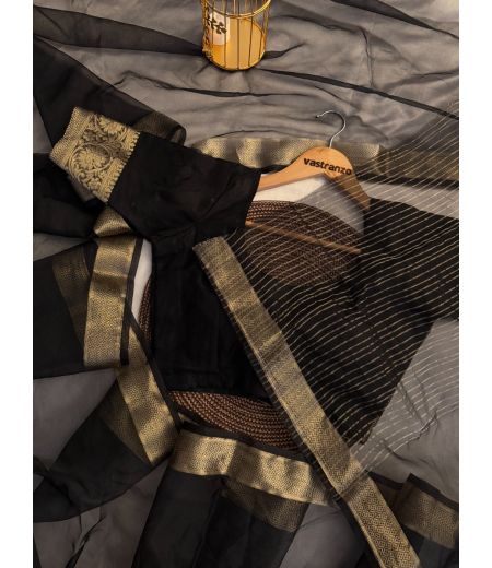 DB22 Beautiful Soft Kora Organza Silk Zari Weaving Sarees.