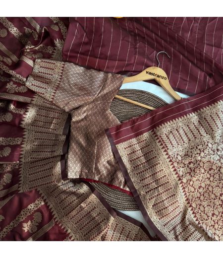 DB323 Beautiful Soft Banarasi Silk Zari Weaving Celebrity Inspired Sarees.