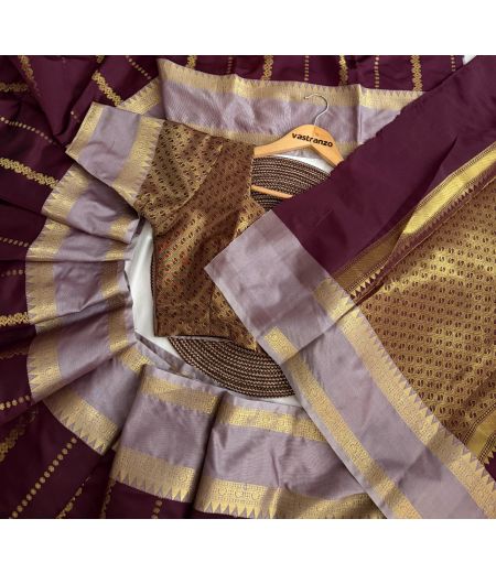 DB341 Soft Banarasi Katan Silk Zari Weaving Celebrity Inspired Saree.(Blouse Unstitched)