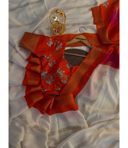 DB355 Beautiful Soft Dola Silk Jacquard Weaving Celebrity Inspired Saree.(Blouse Unstitched)