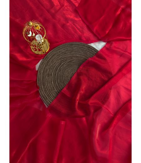 DB378 Beautiful Soft Space Silk Celebrity Inspired Sarees.(Saree- 5.30Mtrs Only No Blouse With Saree)