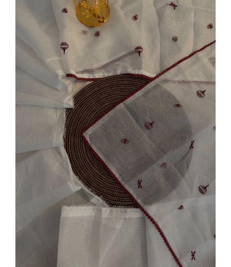 DB436 Beautiful Soft Kota Doriya Multi Thread Work Celebrity Inspired Saree.