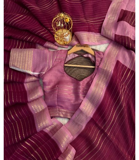 DB80 Beautiful Soft Marshmallow Silk Zari Weaving Celebrity Inspired Sarees.