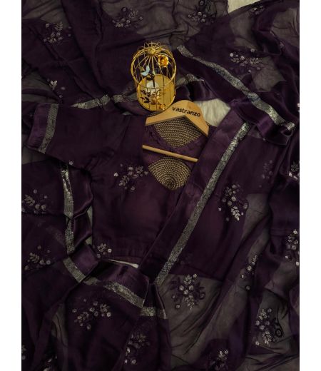 DB71 Beautiful Soft Viscose Zari Embroidery Work Celebrity Inspired Saree.