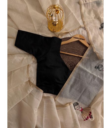 DB67 Beautiful Soft Chanderi Silk Embroidery Work Celebrity Inspired Sarees.