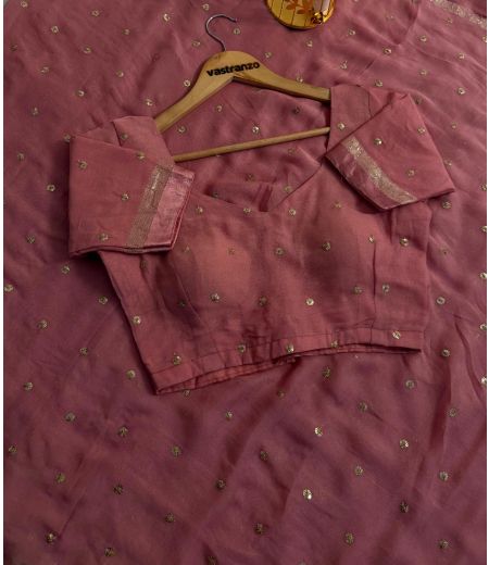 DB26 Beautiful Soft Viscose Georgette Sequence Butti Work  Celebrity Inspired Saree.(Blouse Unstitched)