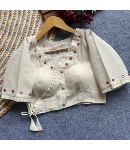 DB137 Heavy cotton Blouse.