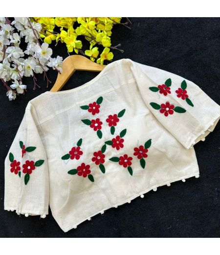 DB141 Heavy cotton Blouse.