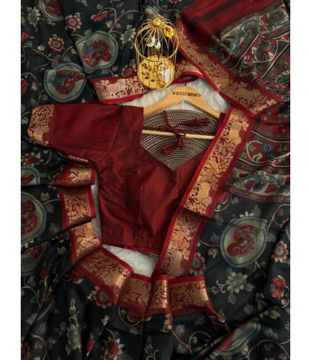 DB169 Beautiful Soft Dola Silk Elegant Printed Celebrity Inspired Sarees.