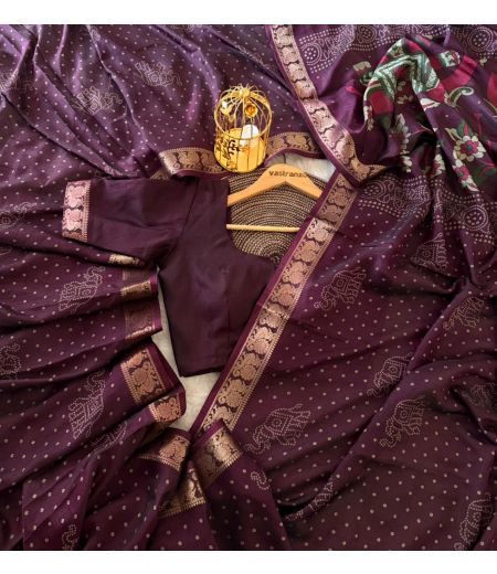 DB190 Beautiful Soft Dola Silk Elegant Printed Celebrity Inspired Sarees.