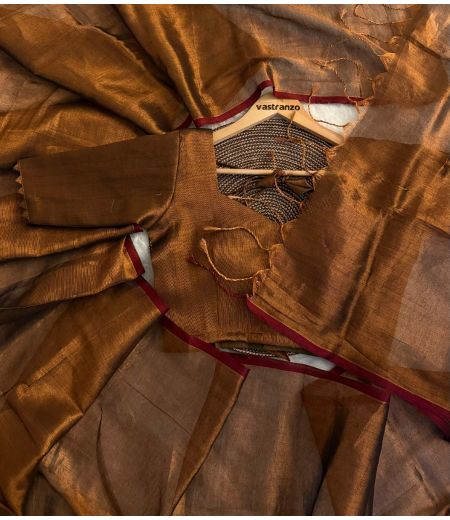 DB261 Beautiful Soft Raga Tissue Cotton Zari Work Summer Sarees.