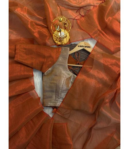 DB265 Beautiful Soft Raga Tissue Cotton Zari Work Summer Sarees.