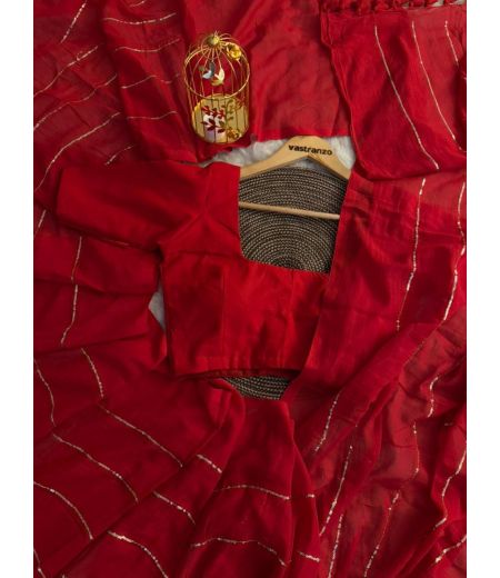 DB284 Beautiful Soft Mulmul Cotton Sequence Work Celebrity Inspired Saree.(Blouse Unstitched)