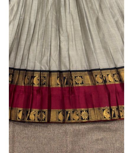 DB484  Beautiful Soft Kanchi Cotton Zari Weaving Designer Half Sarees~Lehenga Sets.