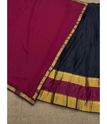 DB507 Beautiful Soft Kanchi Cotton Zari Weaving Designer Half Sarees~Lehenga Sets.