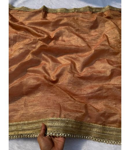 DB731 Beautiful Soft Crush Banarasi Tissue Silk Zari Weaving Celebrity Inspired Sarees.