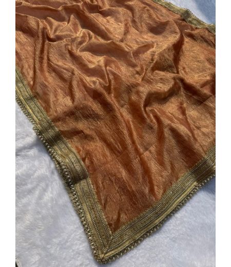 DB731 Beautiful Soft Crush Banarasi Tissue Silk Zari Weaving Celebrity Inspired Sarees.