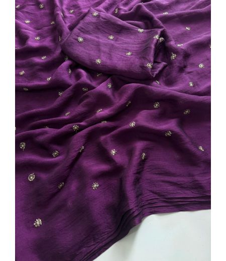 DB747 Beautiful Soft Rangoli Crush Sequence Work Celebrity Inspired Sarees.