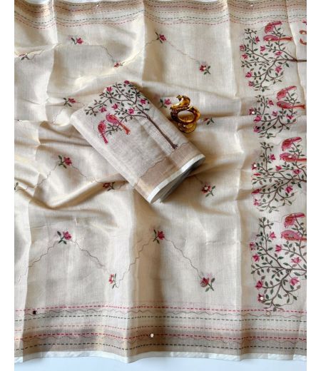 DB772 Beautiful Soft Erode Silk Hand Zari Weaving Celebrity Inspired Sarees.