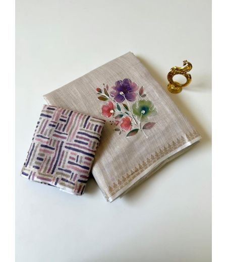 DB795 Beautiful Soft Erode Silk Zari Weaving Celebrity Inspired Sarees.