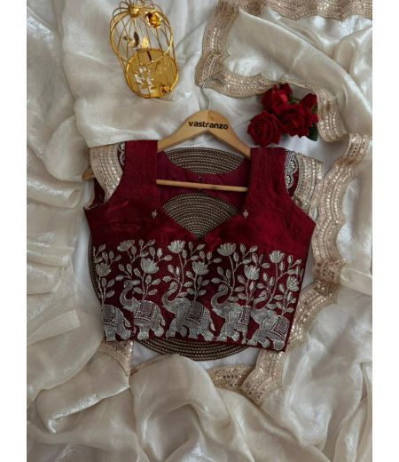 DB696 Beautiful Soft Imported Sattin Silk Handwork Sarees with Designer Lace Border.