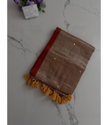 DB950 Beautiful Soft Raga Tissue Silk Ginni Work Celebrity Inspired Sarees.