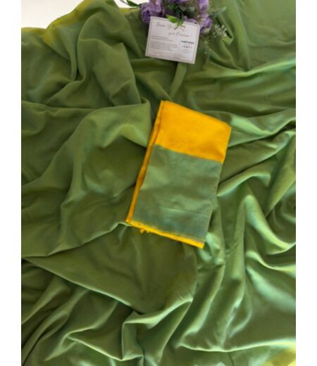 DB1099  Soft Mulmul Cotton Celebrity Inspired Sarees with PomPom Border.