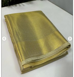 Beautiful Soft Kanchipuram Tissue Silk Zari Weaving Celebrity Inspired Saree.